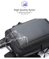 Backpack men enlarge anti theft laptop for 15.6 inches usb external charge multifunction business