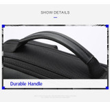 Backpack men computer schoolbags waterproof school leather fashion travel usb charge
