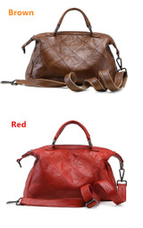 Bag women fashion genuine leather handbags classic brand design 100% cowhide shoulder messenger tote