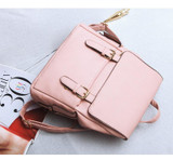 Backpack women shoulder function bag material pu leather travel