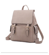 Backpack women shoulder function bag material pu leather travel