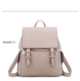 Backpack women shoulder function bag material pu leather travel