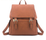 Backpack women shoulder function bag material pu leather travel