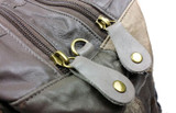 Handbag women genuine leather bags stitching designer brand tote retro shoulder messenger