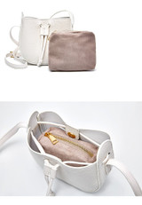 Handbags women mini bucket bag genuine leather shoulder luxury designer crossbody