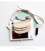 Bag women fashion genuine leather messenger luxury designer small handbags purse chain shoulder