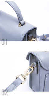 Handbags female leather pouch tide version first layer simple versatile fashion slung shoulder bag