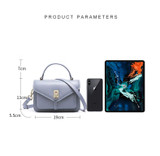 Handbags female leather pouch tide version first layer simple versatile fashion slung shoulder bag