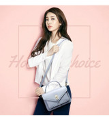 Handbags female leather pouch tide version first layer simple versatile fashion slung shoulder bag