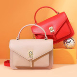 Handbags female leather pouch tide version first layer simple versatile fashion slung shoulder bag