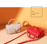 Handbags female leather pouch tide version first layer simple versatile fashion slung shoulder bag