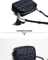 Bags for women genuine leather cross body tassel shoulder messenger fashion purses and handbags design
