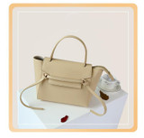 Bag women large genuine leather handbag wing trapeze elegant chain belt shoulder crossbody
