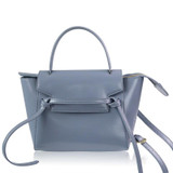 Bag women large genuine leather handbag wing trapeze elegant chain belt shoulder crossbody