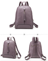 Backpack women teenager genuine leather travel bag tassel natural cowhide school daily Backpack women teenager genuine leather travel bag tassel natural cowhide school daily