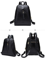 Backpack women teenager genuine leather travel bag tassel natural cowhide school daily Backpack women teenager genuine leather travel bag tassel natural cowhide school daily