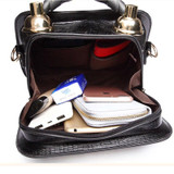 Handbags ladies personalized fun fashion clock shape leather luxury designer famous brands shoulder