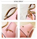 Bags women famous brand designer colorful handbags luxury patent leather pillow tote small crossbody