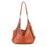 Handbags ladies shoulder crossbody tote tassel genuine leather luxury brand casual