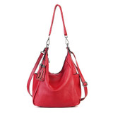 Handbags ladies shoulder crossbody tote tassel genuine leather luxury brand casual