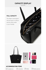 Bag women's retro tote leather handbag shoulder luxury designer high capacity Bag women's retro tote leather handbag shoulder luxury designer high capacity