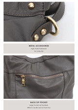 Bags for women genuine leather large capacity hobo shoulder soft real handbags casual messenger