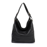 Bags for women genuine leather large capacity hobo shoulder soft real handbags casual messenger