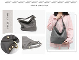 Bags for women genuine leather large capacity hobo shoulder soft real handbags casual messenger