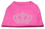 Rhinestone Crown Shirts Bright Pink