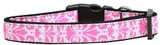 Damask Nylon Dog Collar