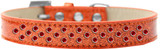 Sprinkles Ice Cream Dog Collar Red Crystals Size