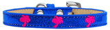 Pink Palm Tree Widget Dog Collar Ice Cream Size