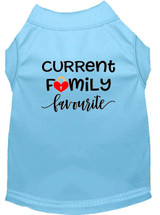 Family Favorite Screen Print Dog Shirt