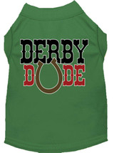 Derby Dude Screen Print Dog Shirt