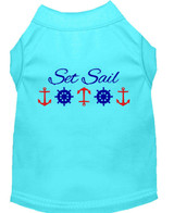 Set Sail Embroidered Dog Shirt