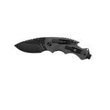 Kershaw Shuffle DIY Folder 2.375 in Black Plain Gray GFN