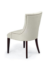 Safavieh Mercer Collection Erica Button-Tufted Side Chair, Putty Grey