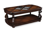 Magnussen Harcourt Cherry Finish Wood Rectangular Cocktail Table