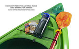 Perception Kayaks Flash 9.5 | Sit Inside Kayak for Fishing and Fun | Two Rod Holders | Multi-Function Dash | 9' 6" | Earth (9331900190)