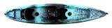 Perception Tribe 13.5 Sit on Top Tandem Kayak for All-Around Fun Large Rear Storage with Tie Downs