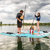 FITORON SUP Inflatable Stand Up Paddle Board with 10'30''6'' Premium Paddleboard & Bi-Directional Pump & Backpack Portable for Youth Adult Have Fun in River, Oceans and Lakes