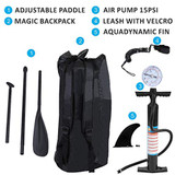 Inflatable Stand Up Paddle Board SUP Comes with High Pressure Pump with Gaug Adjustable Paddle Big Durable Backpack, 10"x30"x6’‘ Wakeboards Surfboard Longboards (Promote Use Same Product, 10'x30 "x6")