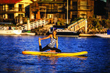 ADVANCED ELEMENTS Lotus YSUP Yoga Inflatable Stand Up Paddle Board, Orange, One Size