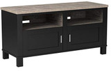 Ameriwood Home Carver TV Stand for TVs up to 60" Wide, Black