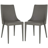 Safavieh Home Collection Summerset Grey Side Chair (Set of 2)