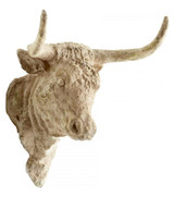 Antique White And Rust Madrid 11.5 x 8.5 Resin Wall Decor Sculpture - Style: 7317310