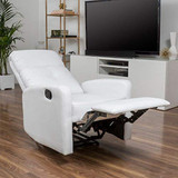 Christopher Knight Home Samedi PU Recliner, White