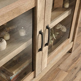 Sauder Cannery Bridge Display Cabinet, For TV's up to 42" Lintel Oak finish