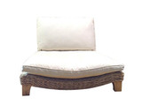 Seagrass Meditation Yoga Chair - Natural with Cream Cushion Seagrass Meditation Yoga Chair - Natural with Cream Cushion