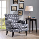 Madison Park Colton Accent Hardwood, Brich Wood, Ogee Print, Bedroom Lounge Mid Century Modern Deep Seating, High Back Club Style Arm-Chair Living Room Furniture, See Below, Grey/White Madison Park Colton Accent Hardwood, Brich Wood, Ogee Print, Bedroom Lounge Mid Century Modern Deep Seating, High Back Club Style Arm-Chair Living Room Furniture, See Below, Grey/White